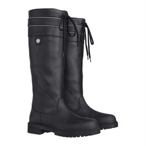 Dover Saddlery Black Dorset Work Boots Size 9